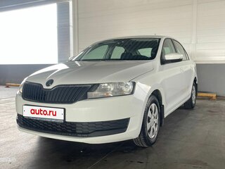 2018 Skoda Rapid I Рестайлинг, белый, 888000 рублей, вид 2