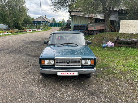 1999 Lada (ВАЗ) 2107, синий, 95000 рублей - вид 1