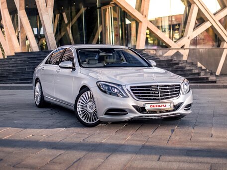 2014 Mercedes-Benz S-Класс 500 Long VI (W222, C217), серебристый, 4900000 рублей, вид 3