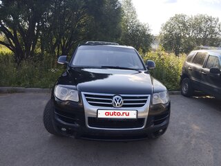 2008 Volkswagen Touareg I Рестайлинг, чёрный, 785000 рублей, вид 1