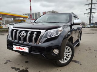 2014 Toyota Land Cruiser Prado 150 Series Рестайлинг 1, чёрный, 3450000 рублей, вид 1