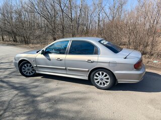 2007 Hyundai Sonata ТагАЗ IV (EF) Рестайлинг, бежевый, 530000 рублей, вид 3
