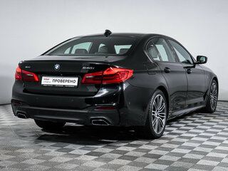 2017 BMW 5 серии 540i xDrive VII (G30/G31/G38), чёрный, 4280000 рублей, вид 5