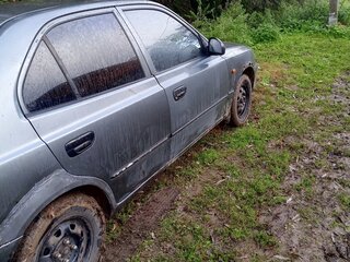 2005 Hyundai Accent ТагАЗ II, серый, 189000 рублей, вид 3