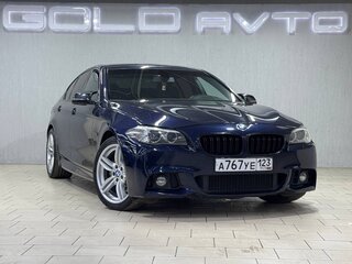 2014 BMW 5 серии 520i VI (F10/F11/F07) Рестайлинг, синий, 1790000 рублей, вид 3