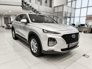 2019 Hyundai Santa Fe IV, серебристый, 2350000 рублей, вид 3