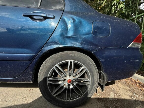 2004 Mitsubishi Lancer IX, синий, 250000 рублей - вид 7