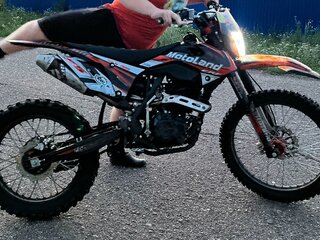 2024 Motoland CRF250, красный, 130000 рублей, вид 2