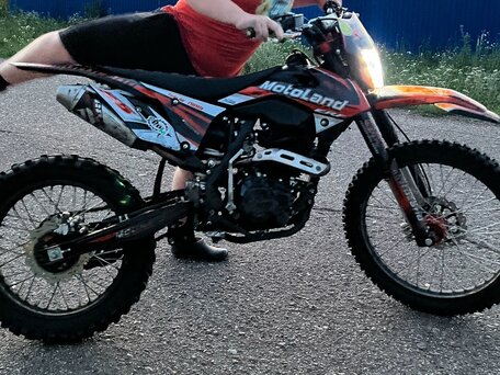 2024 Motoland CRF250, красный, 130000 рублей, вид 2
