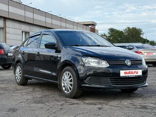 2013 Volkswagen Polo V, чёрный, 439999 рублей, вид 3
