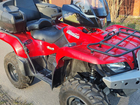 2010 Suzuki KingQuad 750, красный, 1360000 рублей, вид 2