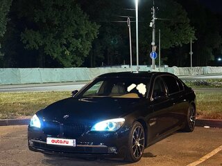 2010 BMW 7 серии 750i xDrive V (F01/F02/F04), чёрный, 1150000 рублей, вид 3