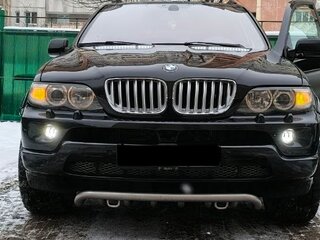 2004 BMW X5 4.4i I (E53) Рестайлинг, чёрный, 1200000 рублей, вид 3