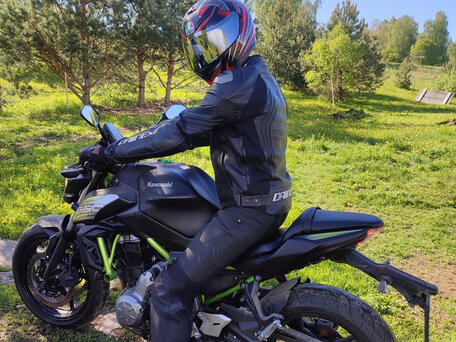2018 Kawasaki ER-6N, чёрный, 580000 рублей, вид 2