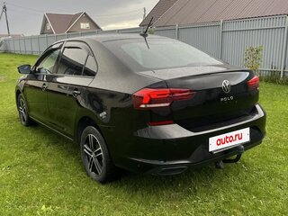 2020 Volkswagen Polo VI, чёрный, 1395600 рублей, вид 5