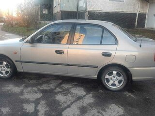 2008 Hyundai Accent ТагАЗ II, бежевый, 490000 рублей, вид 5