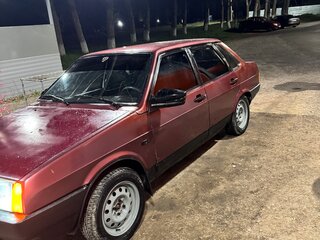 1995 Lada (ВАЗ) 21099, красный, 150000 рублей, вид 1