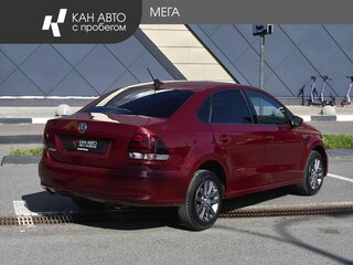 2019 Volkswagen Polo V Рестайлинг, красный, 1027000 рублей, вид 2