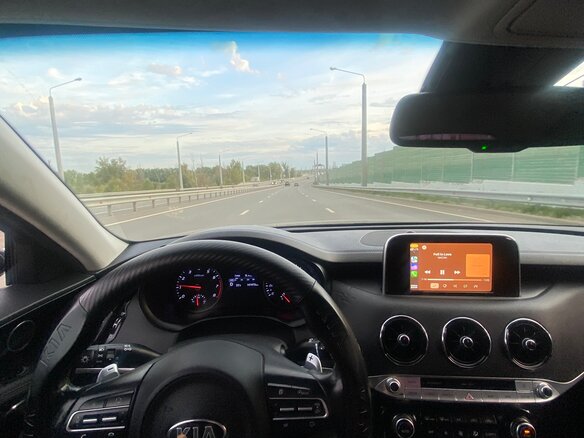 2019 Kia Stinger I, синий, 2000000 рублей - вид 6