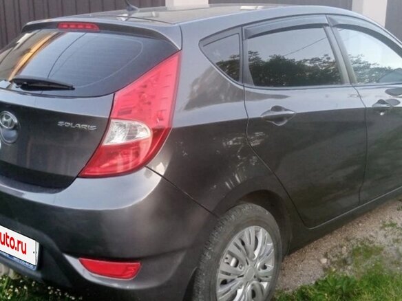2014 Hyundai Solaris I, серый, 950000 рублей - вид 7