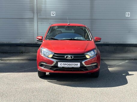 2022 Lada (ВАЗ) Granta I Рестайлинг, красный, 619000 рублей, вид 2
