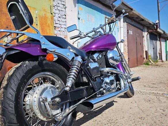 2000 Honda Shadow 400, фиолетовый, 360000 рублей - вид 5