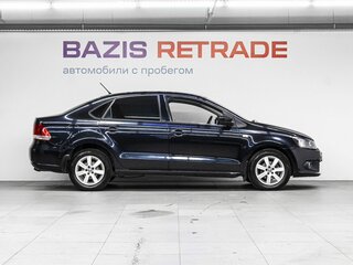 2014 Volkswagen Polo V, чёрный, 800000 рублей, вид 4