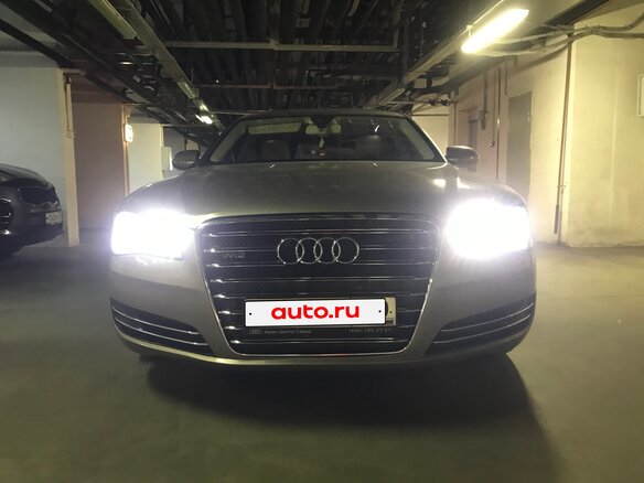 2012 Audi A8 Long III (D4), бежевый, 2500000 рублей - вид 5