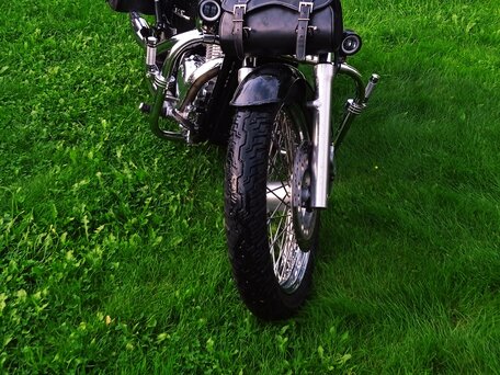 1996 Honda Steed 600, чёрный, 370000 рублей, вид 4