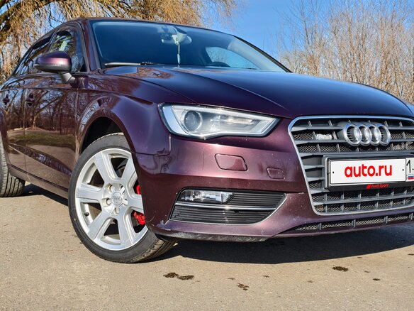 2015 Audi A3 III (8V), пурпурный, 1100000 рублей - вид 3