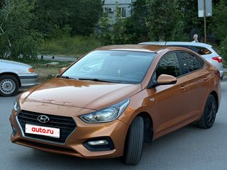 2017 Hyundai Solaris II, оранжевый, 1100000 рублей, вид 1