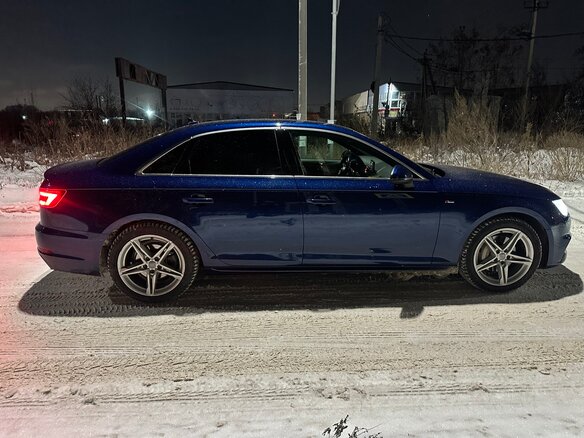 2018 Audi A4 V (B9), синий, 2250000 рублей - вид 6