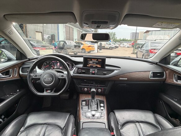 2015 Audi A7 I (4G) Рестайлинг, чёрный, 2720000 рублей - вид 12