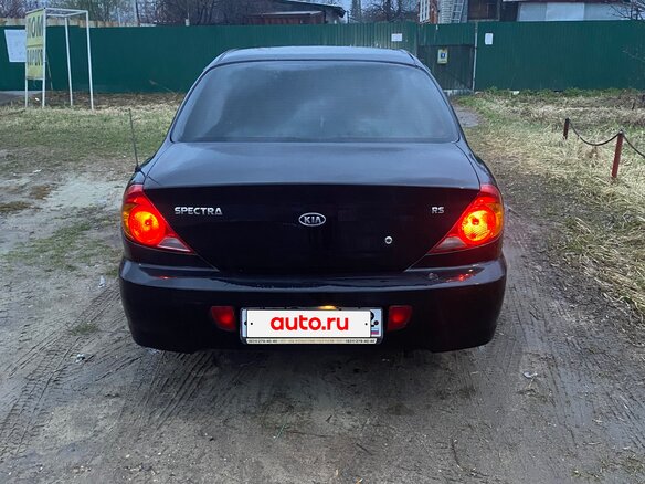 2007 Kia Spectra I Рестайлинг 2, чёрный, 190000 рублей - вид 2