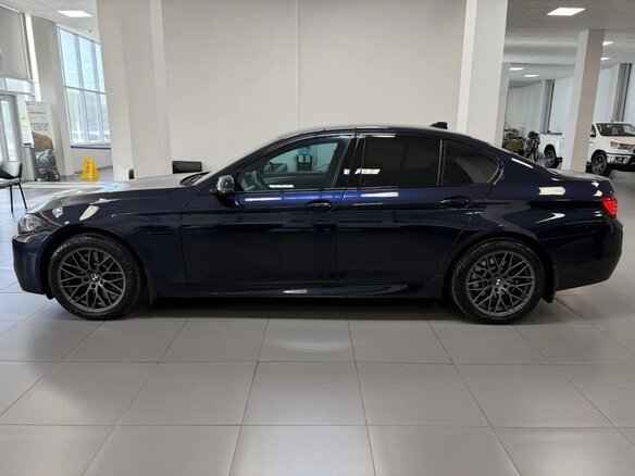 2014 BMW 5 серии 520i VI (F10/F11/F07) Рестайлинг, синий, 2350000 рублей - вид 1