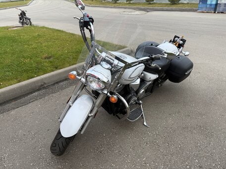 2009 Yamaha XVS1300, белый, 610000 рублей, вид 4
