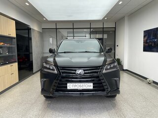 2017 Lexus LX 570 III Рестайлинг 2, чёрный, 7300000 рублей, вид 2