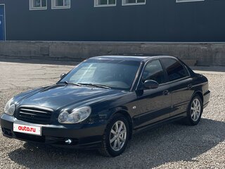 2008 Hyundai Sonata ТагАЗ IV (EF) Рестайлинг, чёрный, 500000 рублей, вид 1