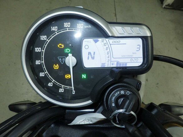2026 Triumph Scrambler, чёрный, 695000 рублей - вид 6