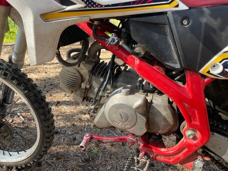 2020 Wels CRF 140, красный, 60000 рублей, вид 2