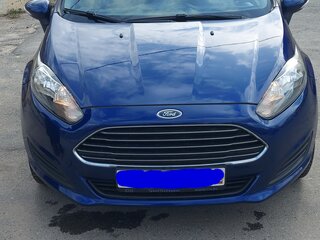 2017 Ford Fiesta Mk6 Рестайлинг, синий, 1100000 рублей, вид 2