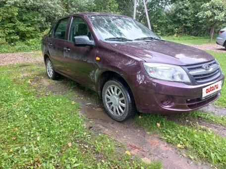 2014 Lada (ВАЗ) Granta I, пурпурный, 350000 рублей, вид 1