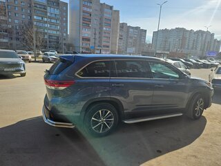 2018 Toyota Highlander III (XU50) Рестайлинг, синий, 2800000 рублей, вид 4
