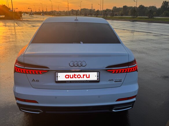 2020 Audi A6 45 TFSI V (C8), белый, 4100000 рублей - вид 4