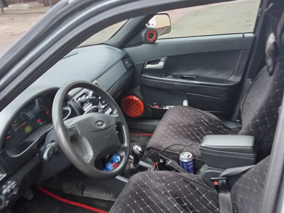 2011 Lada (ВАЗ) Priora I, зелёный, 490000 рублей - вид 4