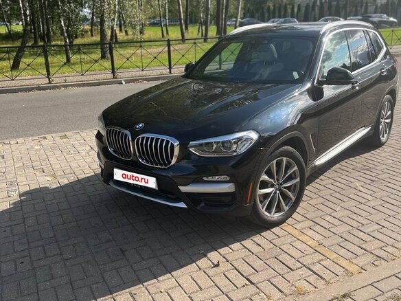 2019 BMW X3 30i xDrive III (G01), чёрный, 2541978 рублей