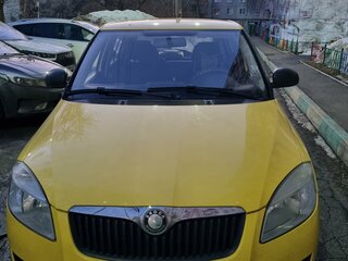 2008 Skoda Fabia II, жёлтый, 399000 рублей, вид 1