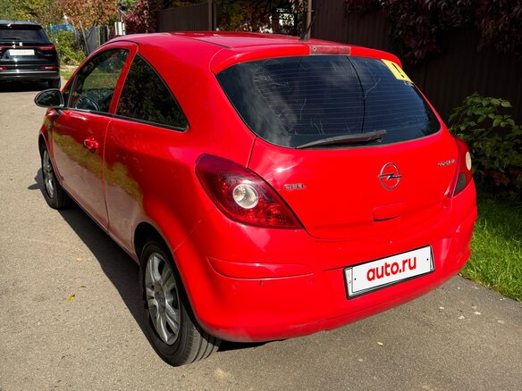 2008 Opel Corsa D, красный, 395000 рублей - вид 7
