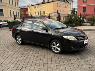 2010 Toyota Corolla X (E140, E150) Рестайлинг, чёрный, 830000 рублей, вид 3
