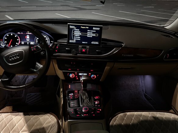 2011 Audi A6 IV (C7), чёрный, 1750000 рублей - вид 12